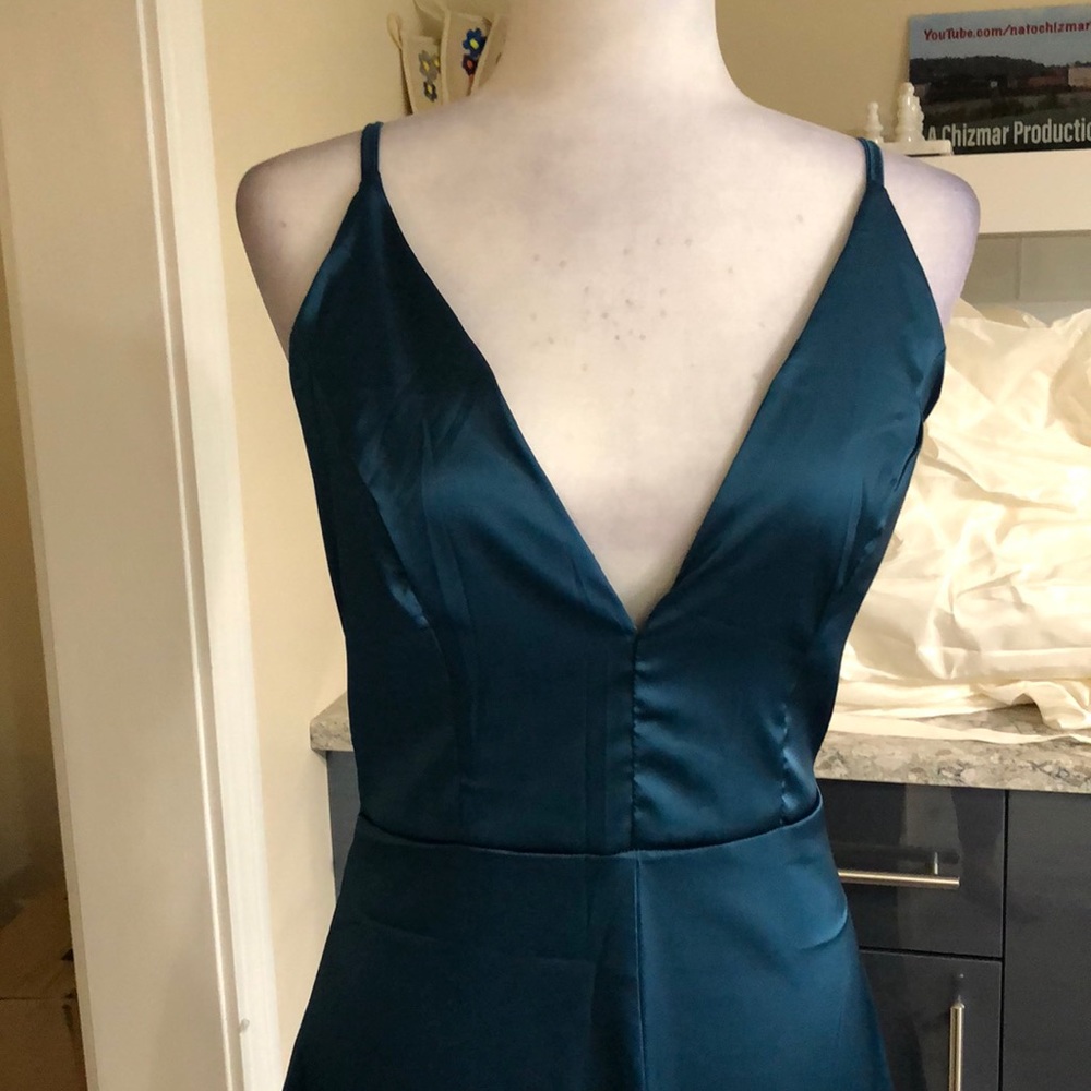 V neck glamour style maxi - Picture 7 of 8